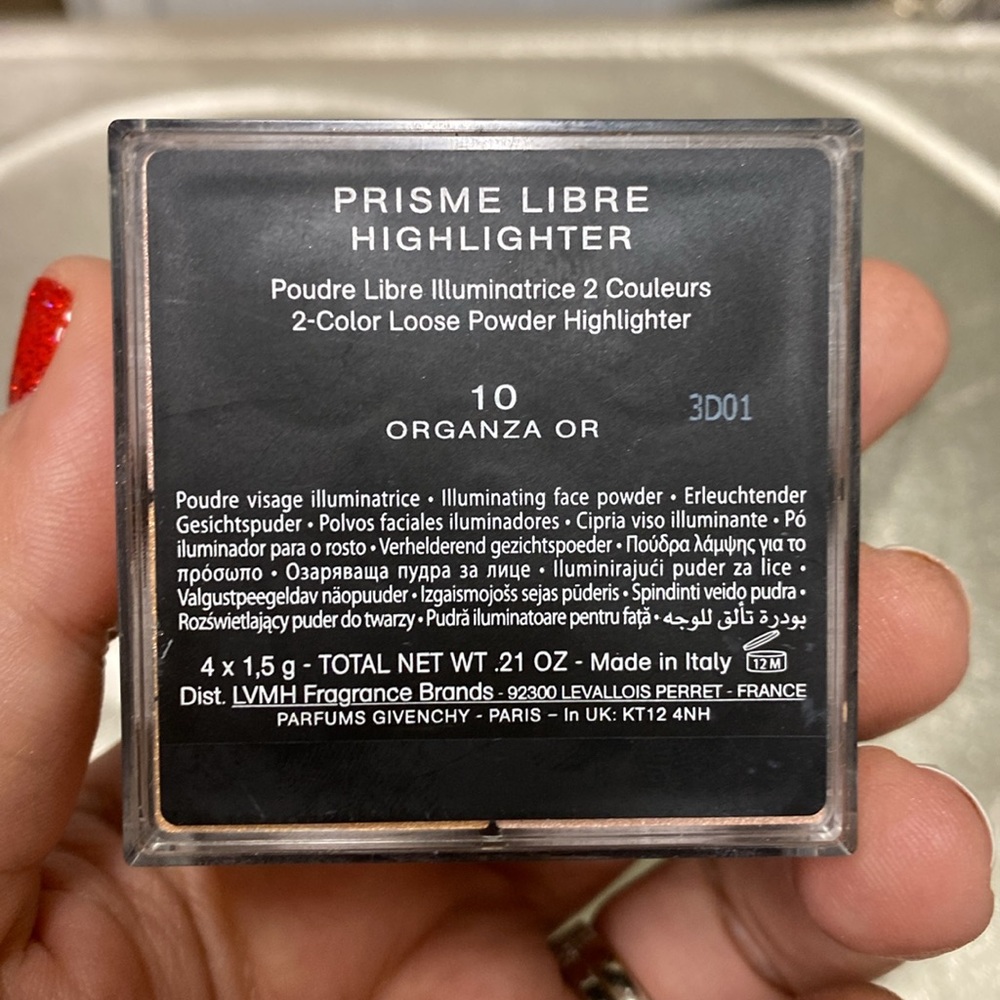 Givenchy Prisme Libre Highlighter 10 Organza 2 Color Loose Powder Highlighter - Picture 5 of 6